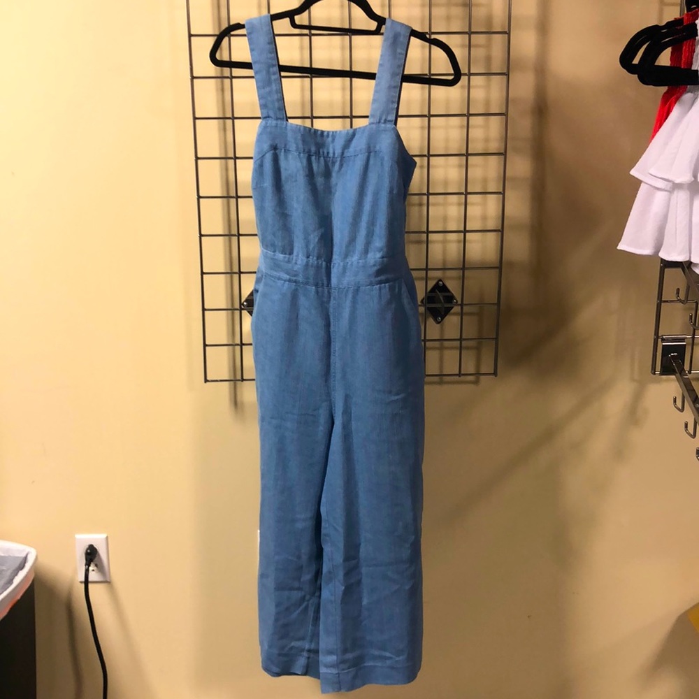 Blue jumpsuit